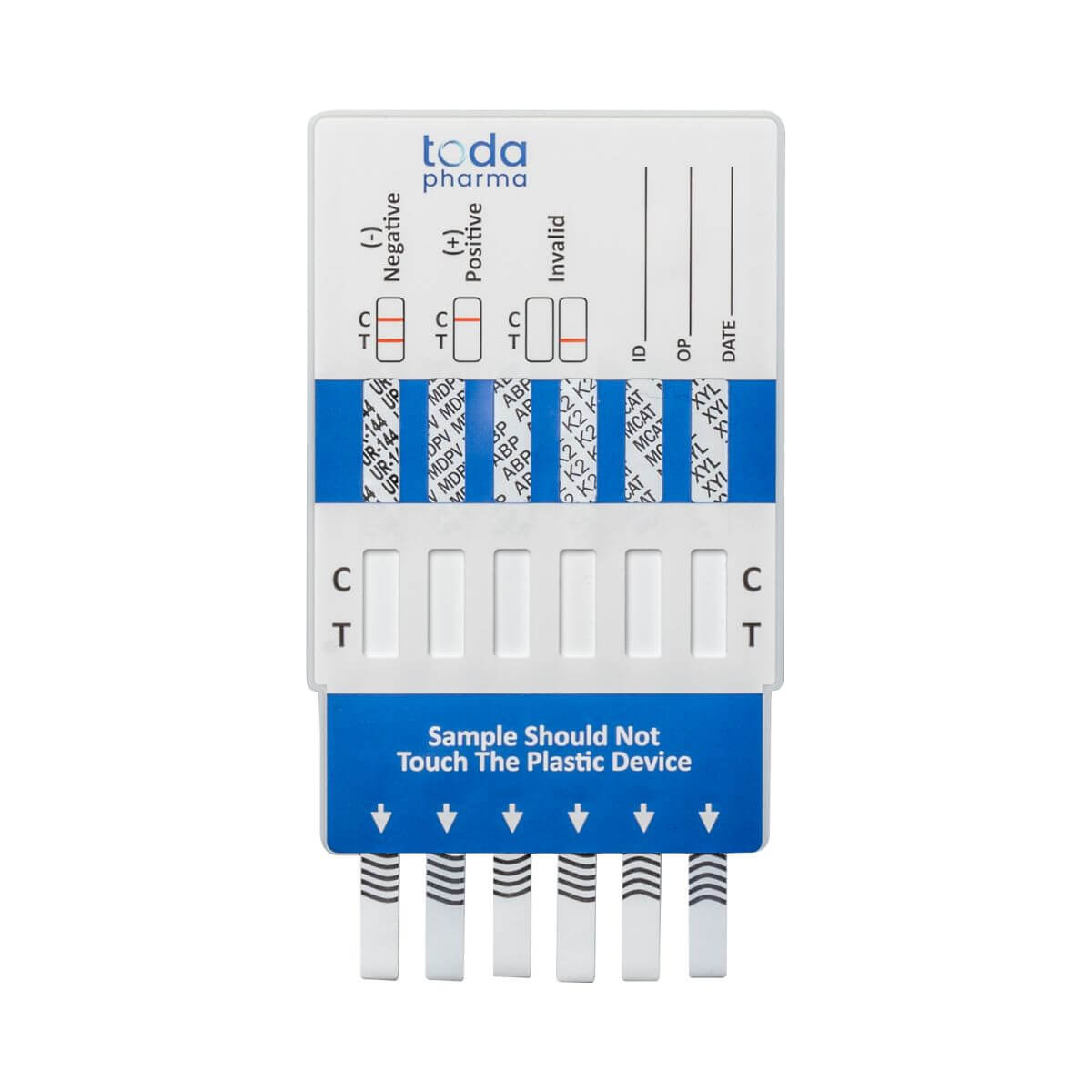 Test urinaire 6 drogues ouvert lecture resultat detection 3mmc 4mmc 2mmc MCAT UR-144 K4 ABP AB-PINACA PTC Buddha Blue K2 MDPV XYLAZINE nouvelles drogues de synthese