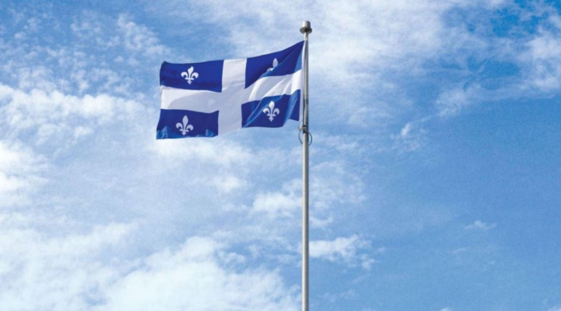 Drapeau du Québec illustrant une campagne de prévention en milieu festif