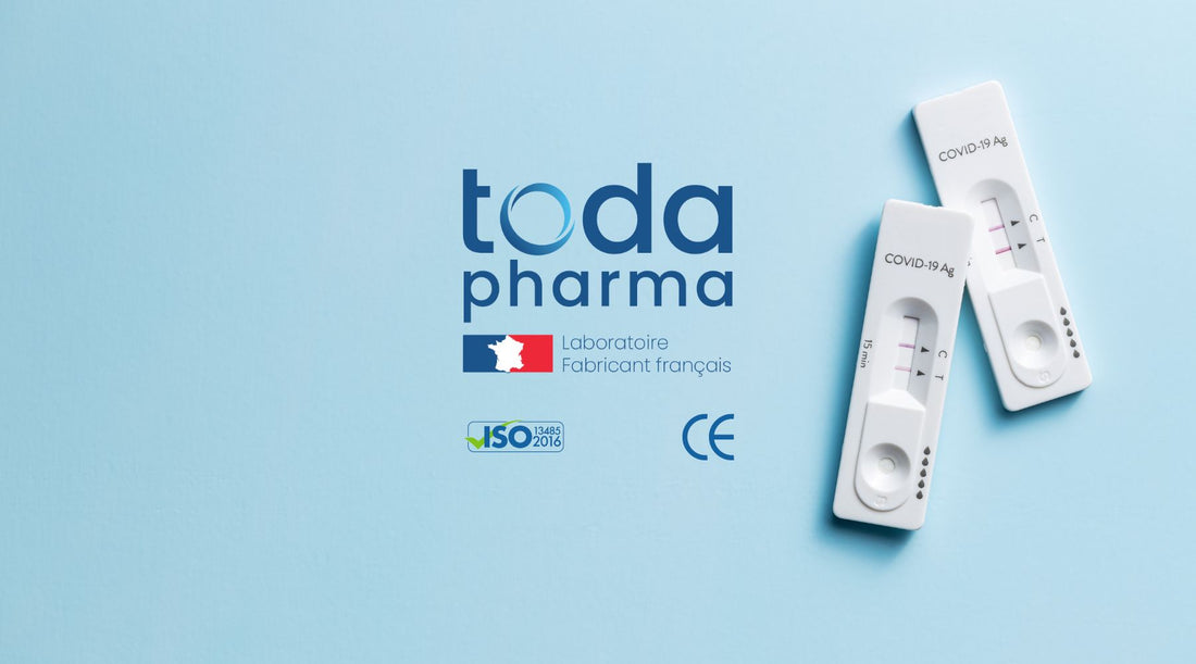 Tests Toda Pharma fabriqués en France, certifiés CE et ISO 13485, distribués par AMA Prévention pour des dépistages fiables et une prévention optimale.