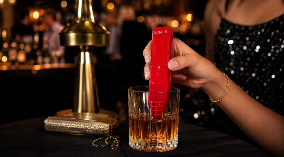 B-SAFE : détecteur de drogues dans les boissons contre la soumission chimique