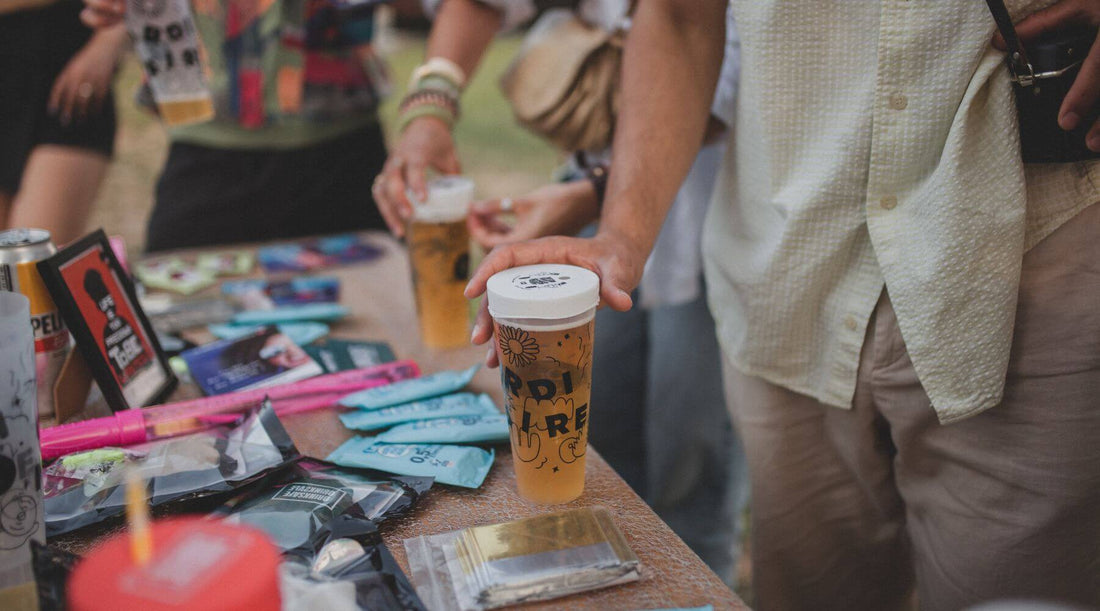 Photo d'un stand AMA Prévention à Strasbourg au festival Ordinaire 2023