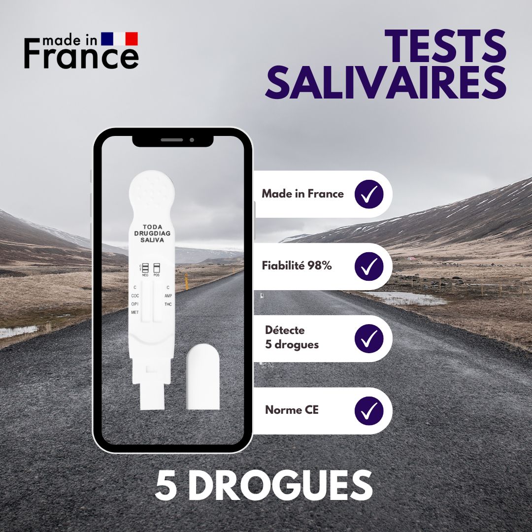 Test Salivaire 5 Drogues Fabriqué en France Certifié Conforme Poli — free download