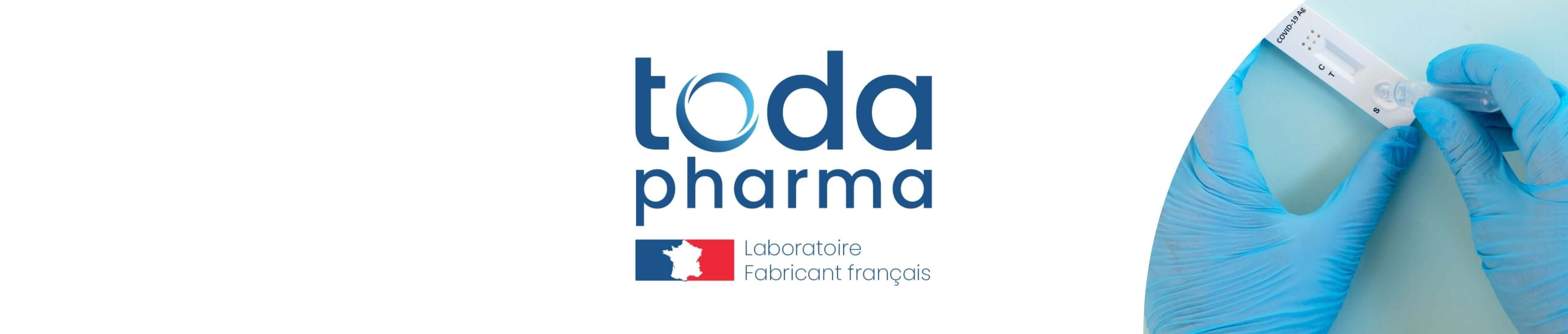 Bannière Toda Pharma test salivaire urinaire drogue